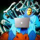 Illustration for article titled The Steve Jobs Photoshop Gallery of Good, Evil, and Awkwardness